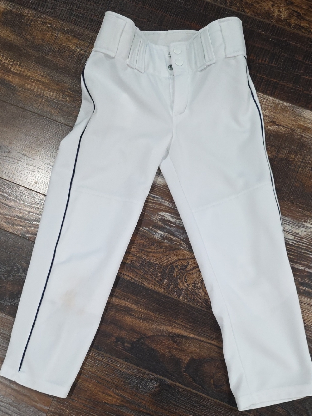 Augusta Sportswear White Baseball Pants with Black Piping